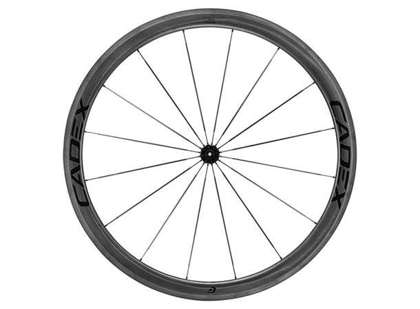 CADEX Forhjul 42 TUBULAR RIM BRAKE Front Wheel (Limedekk)