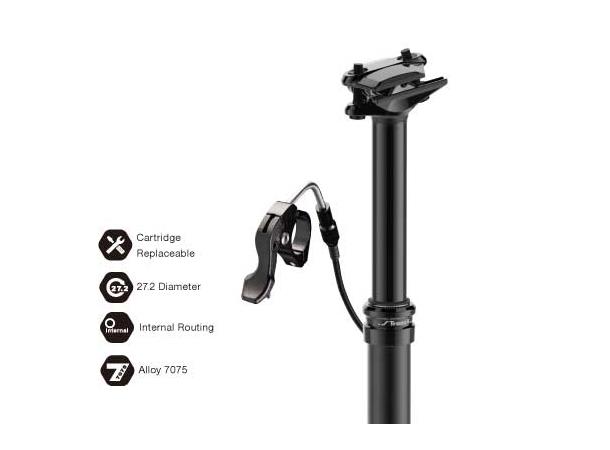 JD Setepinne Justerbar 405 x 27,2 27.2 mm Remote Justerbar 110mm vandring
