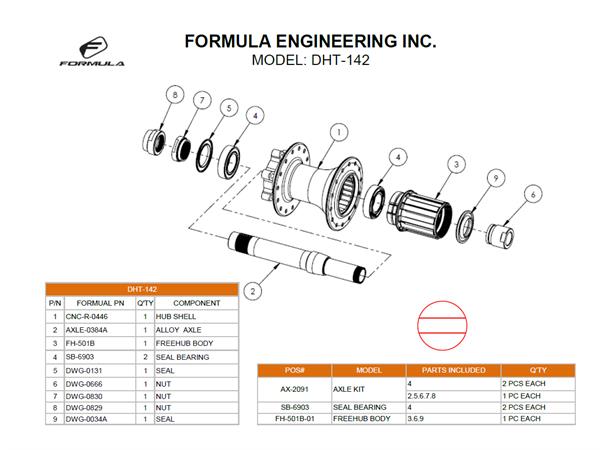 Formula Navboss DHT-142 Parts : 3.6.9