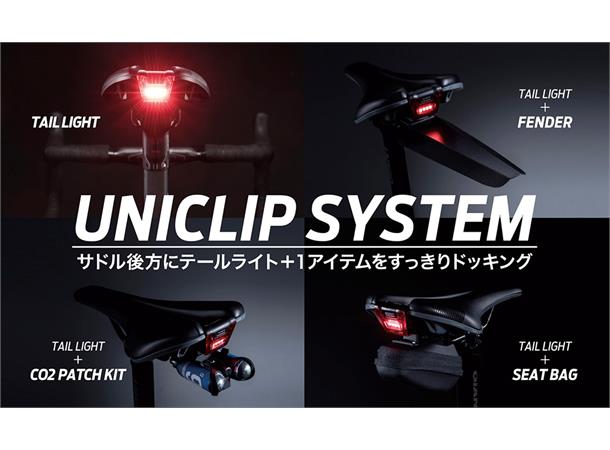 Giant Uniclip Baklys med Uniclip feste For Giant Contact sadler
