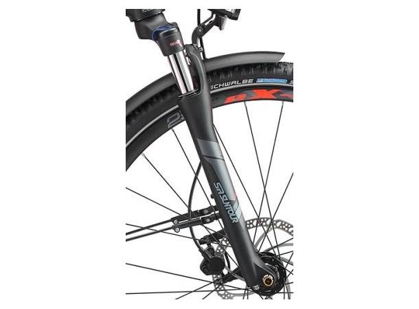 SR Suntour 700C NEX 63mm 15x100 Hydraulic Lockout 1 1/8" Tapered - Black