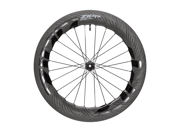Zipp 858 NSW Crb TL Disc forhjul 12x100mm, 24 spokes, CenterLock