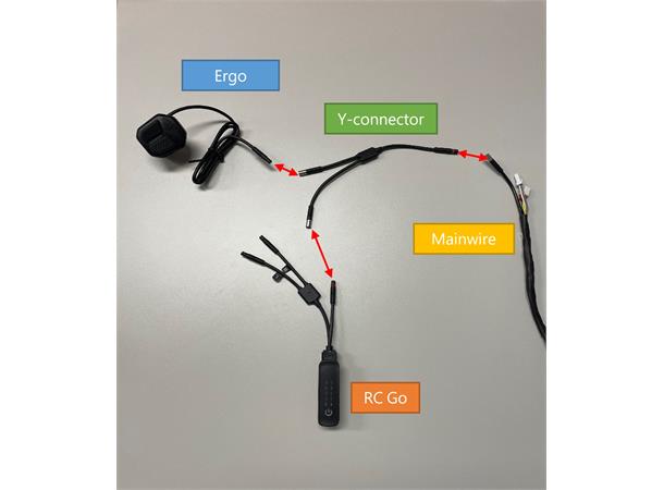 Giant Y-connector For ridecontroll go extension