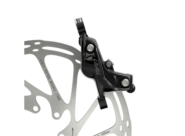 Sram Disc Brake Level Silver Stealth 4P Rear 2000mm Alu Lever, SS Hardware