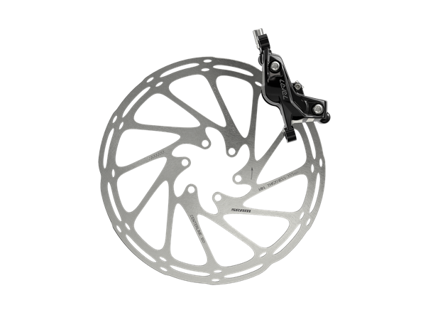 Sram Disc Brake Level Silver Stealth 4P Rear 2000mm Alu Lever, SS Hardware