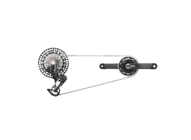 Sram gruppesett XXSL T-Type Eagle AXS PM 165mm, DM 34t, DUB, 10-52t