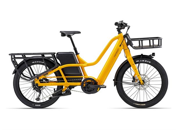 Giant PakYak E+ Yellow Long Tail transport sykkel