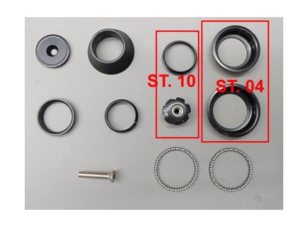 Giant Styrelager H837 BK 28.6-4