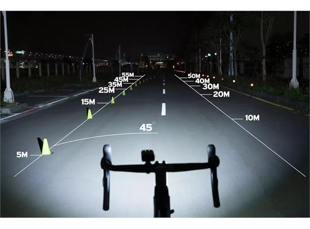 Giant Lys Recon HL 1800 1800 Lumens / Garmin tilkobling via Ant+