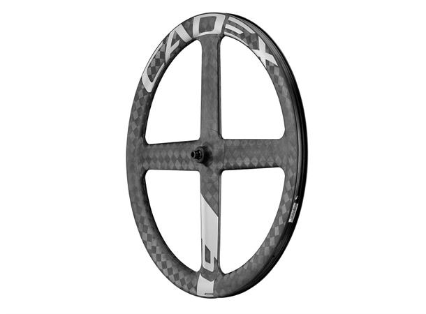 CADEX Forhjul 4-SPOKE AERO DISC TUBELESS Front Wheel 840g