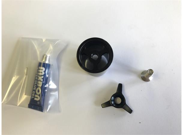 Giant Gaffelinnsats 1 1/4" OD2 Aircap For 1 1/4" carbongafler