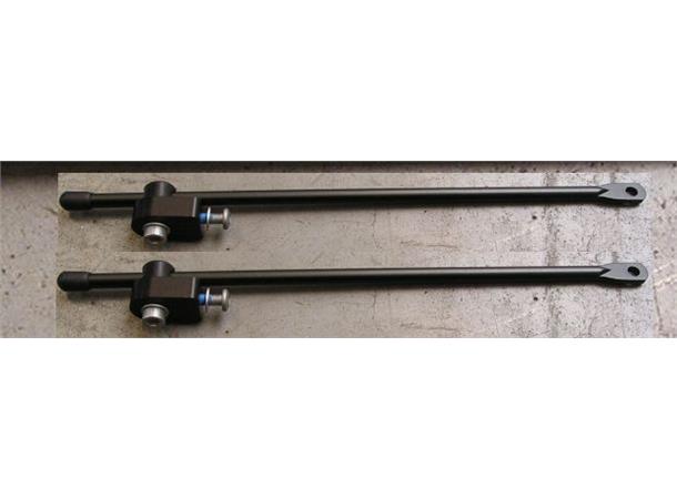 Giant E Bagasjebrettfeste UNI L=260mm BLK Ø8mm m/hette